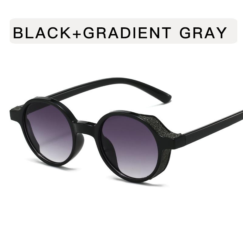 Fashion Trendy Women Sunglasses Round Shape Anti-reflective Sun Glasses Female Vintage Style Party Club Woman Sun Glass