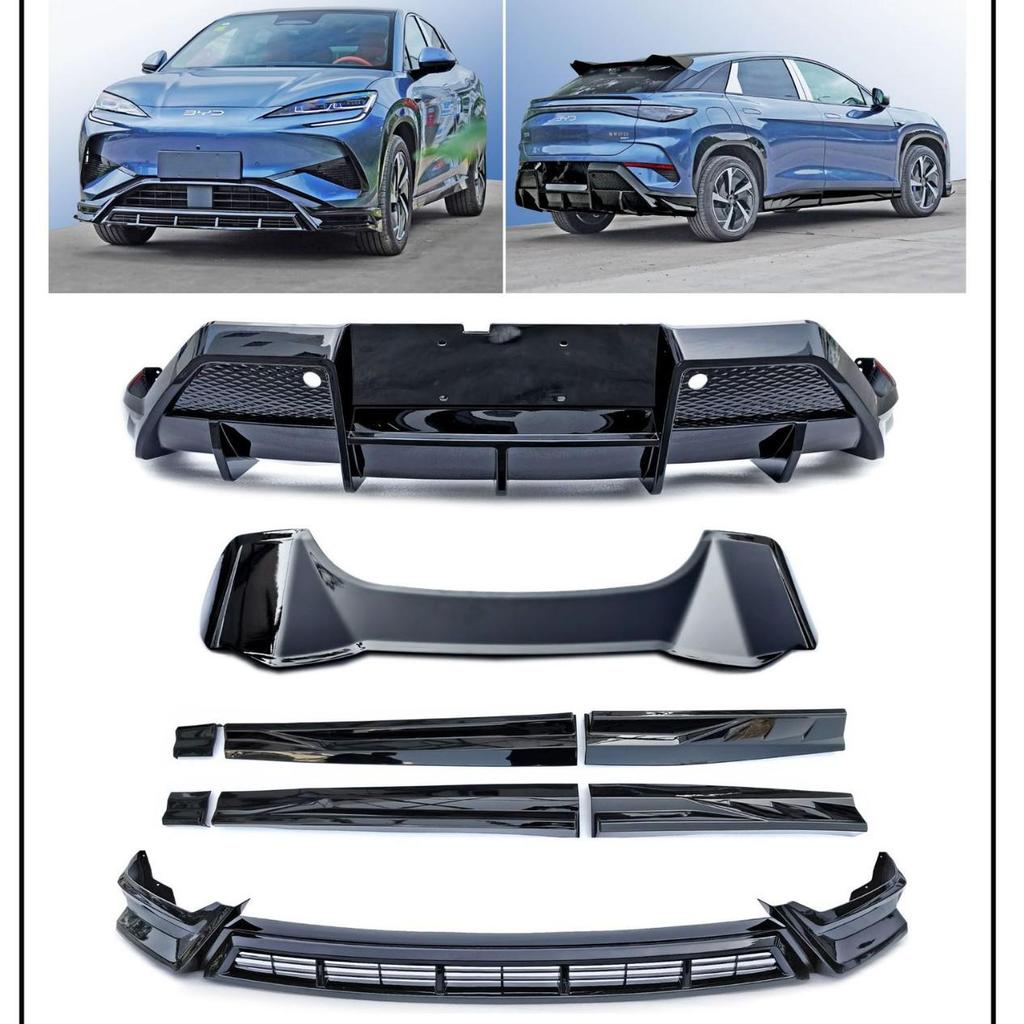 BYD Sealion 07EV Roof & Tail Spoilers, Front & Rear Bumpers, Side Skirts, Rear Diffuser