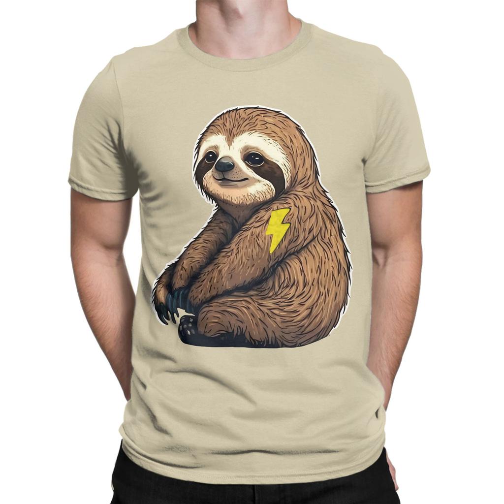 Sloth Flash Funny 100 Cotton Tshirt Sloth Flash Tops Tees For Unisex