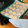 42*29.5cm Tappetino da Forno in Silicone Macaron Tappetino per Biscotti Tappetino per Arrotolare la Pasta Foglio da Forno Pasticceria Pasta per Pizza Antiaderente Maker Gadget da Cucina