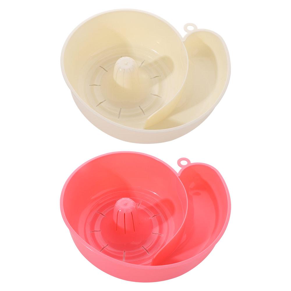 Automatic Rotation Clean Fruit Drainer Basket Creative Fruit Storage Basket Household