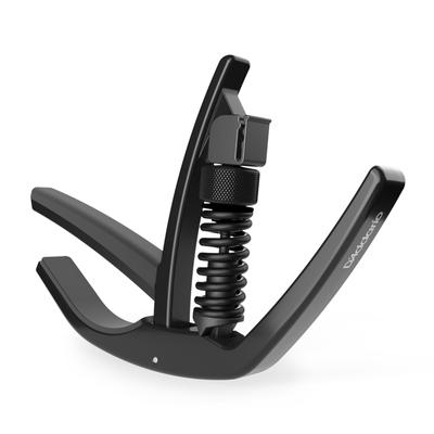 Kapodaster für NS Artist Capo Schwarz D'Addario Elektrische/Akustische Gitarren, Ein-Tasten-Typ, PW-CP-10