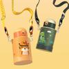 SMPP&DR Kids' Dual-Lid Insulated Stainless Steel Bottle with Strap