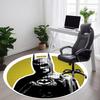 1 Peça Tapete Redondo de Escritório Batman, Para Sob Cadeiras de Escritório Quarto Sala de Estar Decoração de Casa, Decoração de Quarto, Disponível em Vários Tamanhos