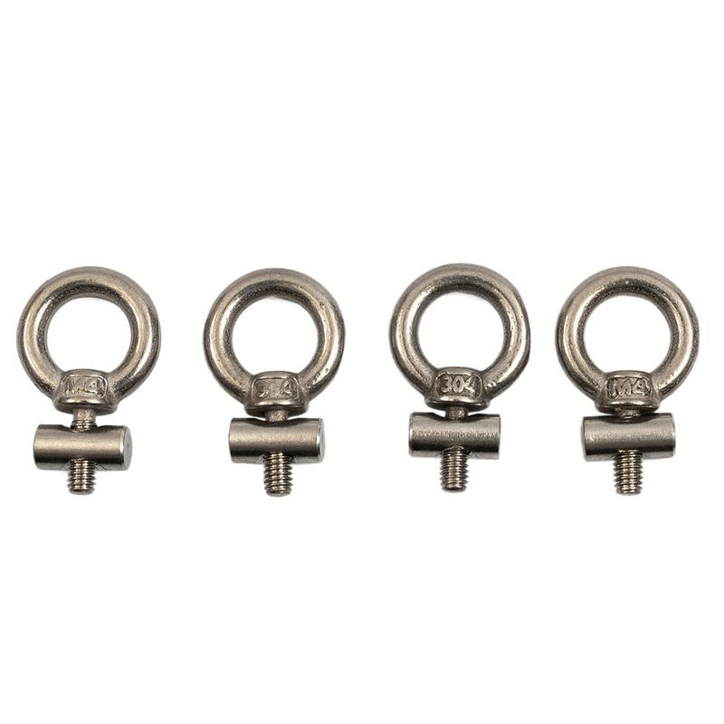 Indoor Office Outdoor Rail Stoppers Awning Stoppers 2/4/6/8pcs Replacements Windbreak Windbreak Support 304 Stainless Steel