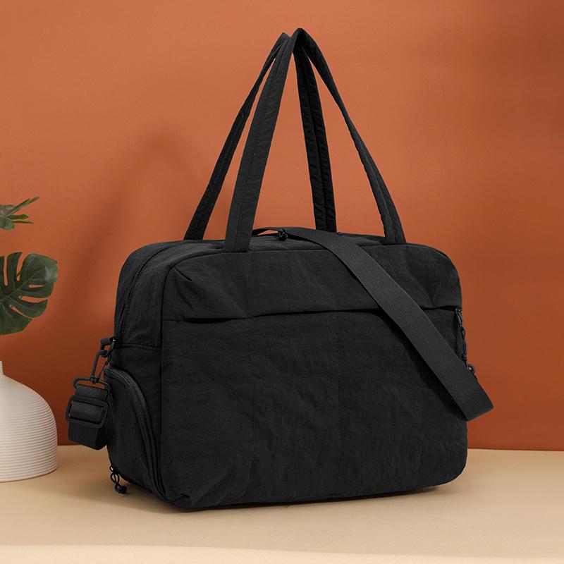 Gym Bag Travel Duffel Bag With Shoe Compartment Waterproof Shoulder Bag