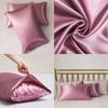 2pcs 20" X 36" Silky Pillow Cover 20" X 26" Pillow Cases Soft Silk Satin Pillowcase  Hair Skin