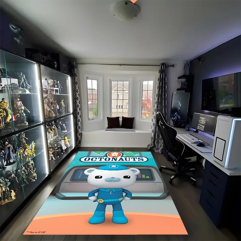 Octonauts Printed Carpet, Rug for Office Chair Living Room Bedroom Kitchen Room Decor Gifts.