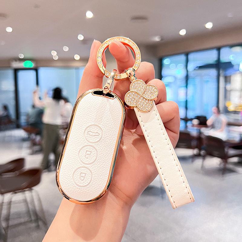 Applicable To Q Jie Key Set Huawei AITO Q Jie M7 M5 Bag M9 Car High-end M8 Shell Buckle for Men and Women