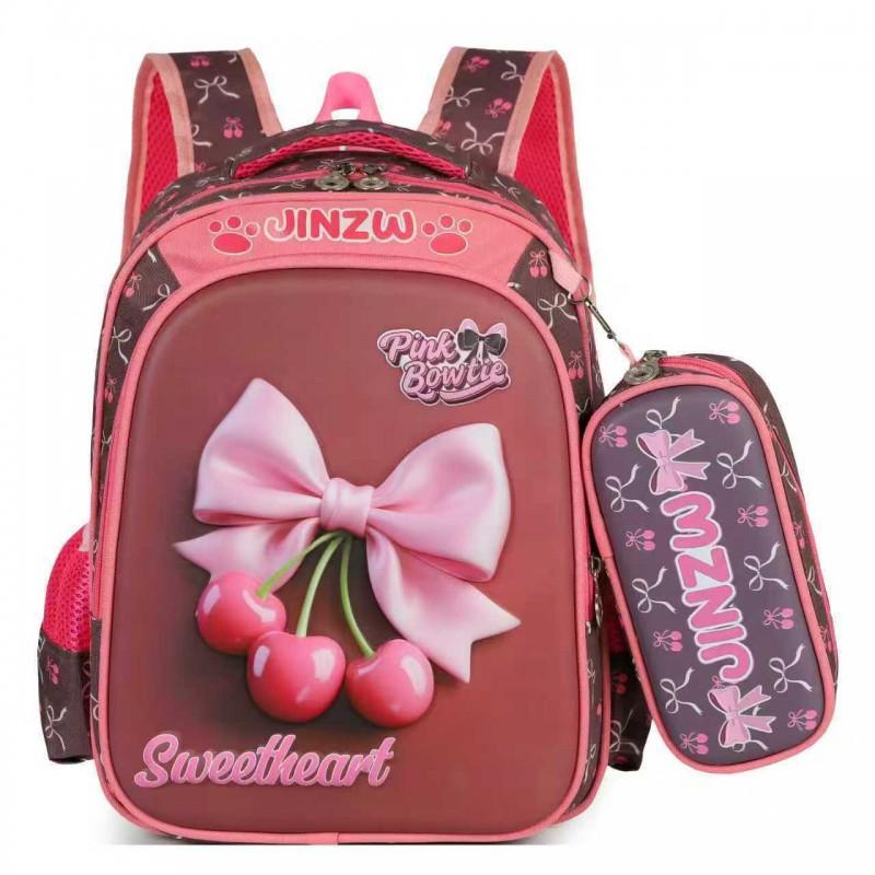 Kids 3D Hardshell Backpack School - Lightweight Cartoon Design With Breathable Padded Straps Oxford Fabric Grades 1-2