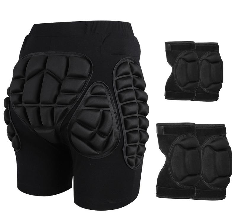 Extreme Sports Skateboarding Hip Pad Protective Gear for Extreme Sports Enthusiasts чёрный