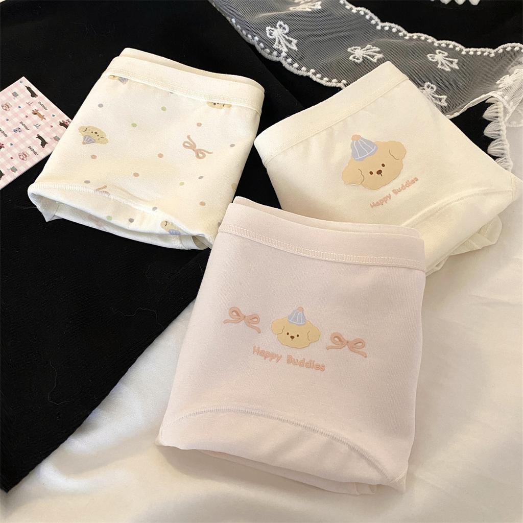 Ladies Autumn and Winter Fashion New Cartoon Cotton Comfortable Briefs