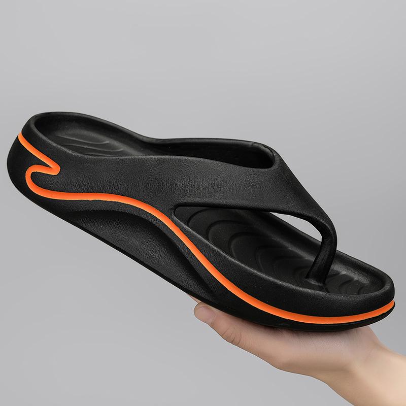 Fashion 2025 Summer Slippers Men Flip Flops Thick Soled EVA Soft Slides For Men Non-Slip Fashion Sandals Outdoor Beach Summer Shoes