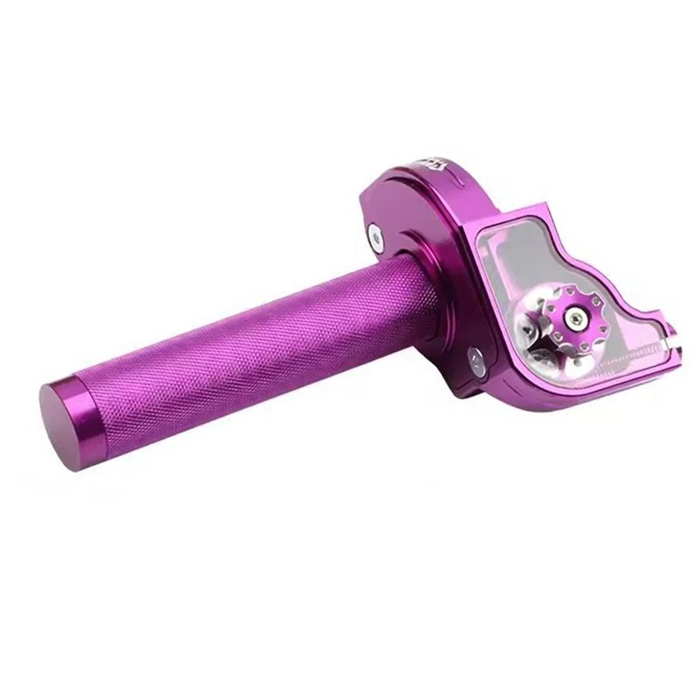 22mm Universal Motorcycle Adjustable Handlebars Moped Scooter Bike CNC Throttle Twist Grips For Moped Scooter Bike M10*1.5