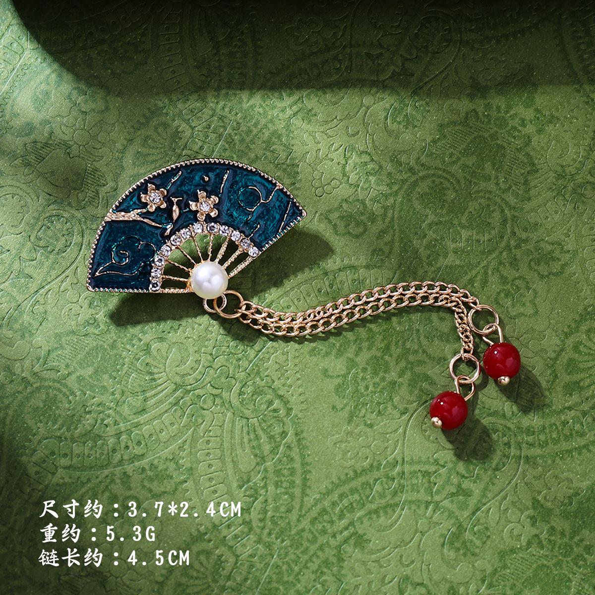 

Национальный стиль Модный Шелковый Цветок Брошь Женская Премиум Sense Жемчужная Кисточка Бабочка Любовь Цветок Брошь Аксессуары Для Куртки Чонсам Булавка