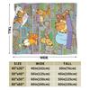 G-Garfields Aniem Kawaill Cats Throw Blanket for Couch Fuzzy Soft Plush Blanket 50x60 Inch Multiple Sizes Bedspreads All Seasons