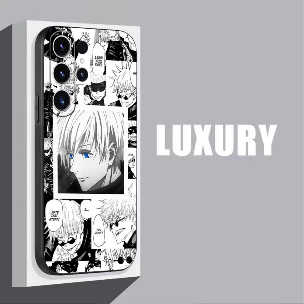 Hot Anime Jujutsu kaisen(0) Phone Case For Samsung Galaxy S25 S24 S23 S22 S21 S20 Plus Ultra Note20 Soft Black