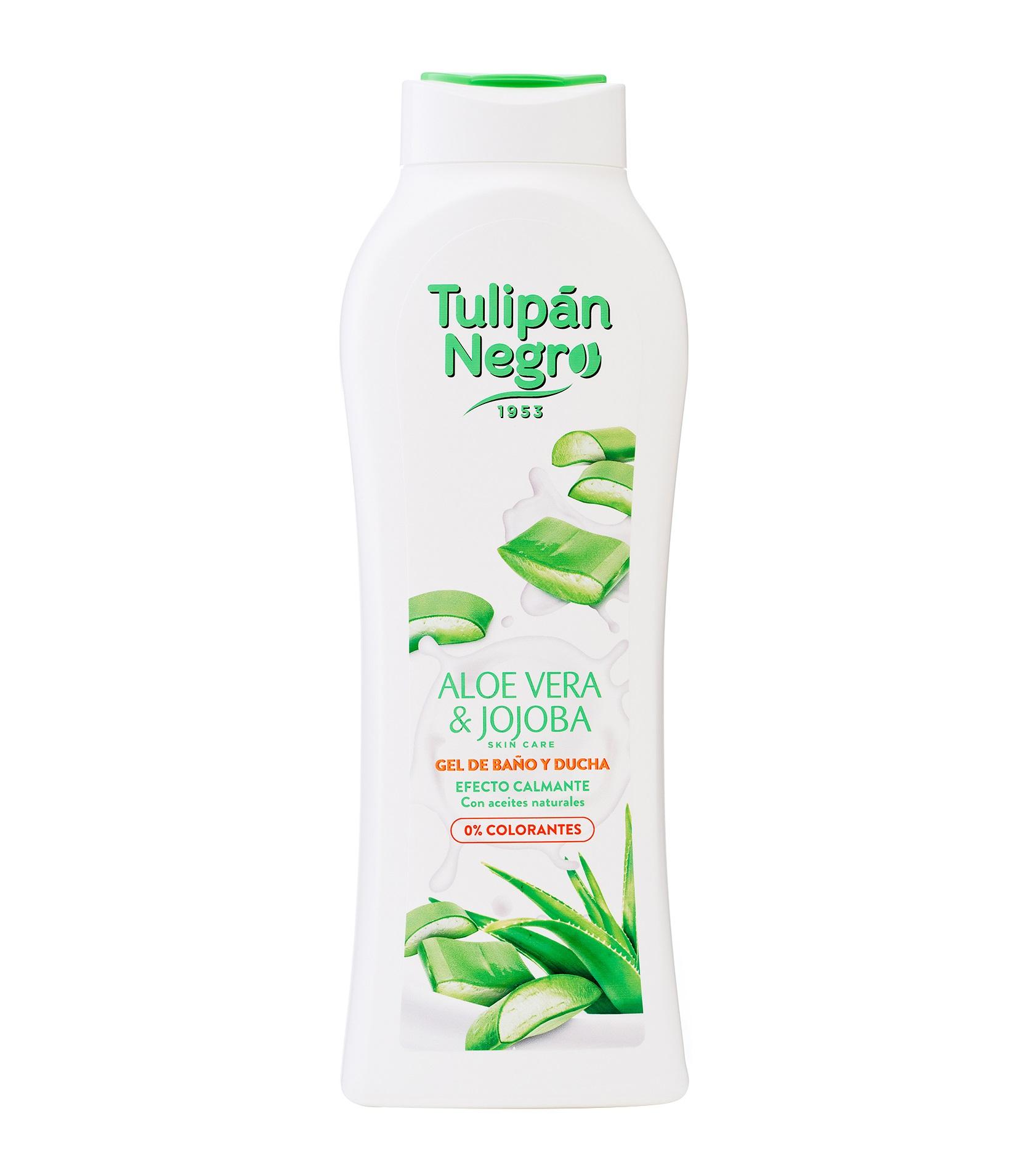 

Гель для душу Алое Віра та жожоба Tulipan Negro 650 мл