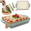 ENAMELED CAST IRON ROASTING PAN 32 X 23.5cm HAGE SEA SALT