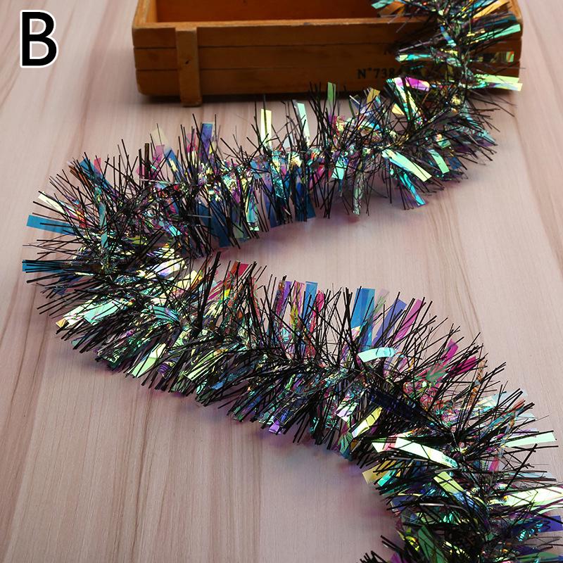 Guirlande De Noël Fine à Paillettes - Ruban Métallique Étincelant Pour Sapin, Déco Fête, Anniversaire (Vert, 10 M)