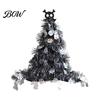 Autumn Seasonal Decor Halloween Witch Hat Pumpkin Decor, Metallic Rain Curtain Door Hanging Ornament for House Warming Decorations Party, Spooky