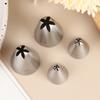 1/4Pcs Stainless Steel Flower Icing Piping Cake Tips Cupcake Cream Pastry Confectionery Nozzle For Cake Decoration Tips