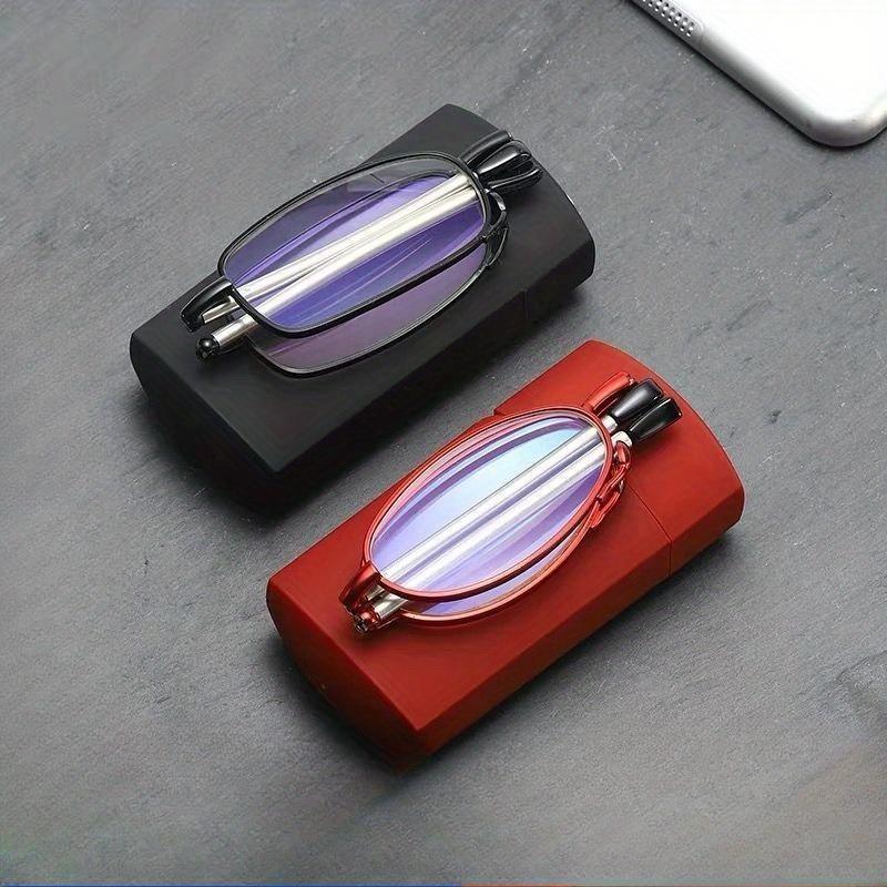 2 Pcs Anti blue light reading glasses lightweight design foldable for both men and women suitable for daily use