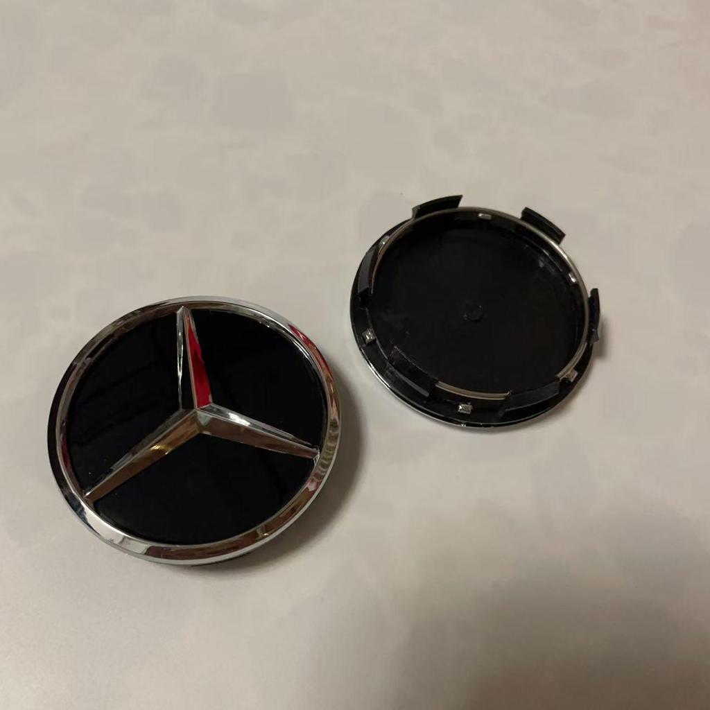 Compatible Mercedes-Benz Wheel Hub Center Cover for C180, C200, E260, E300, S350, and ML350.