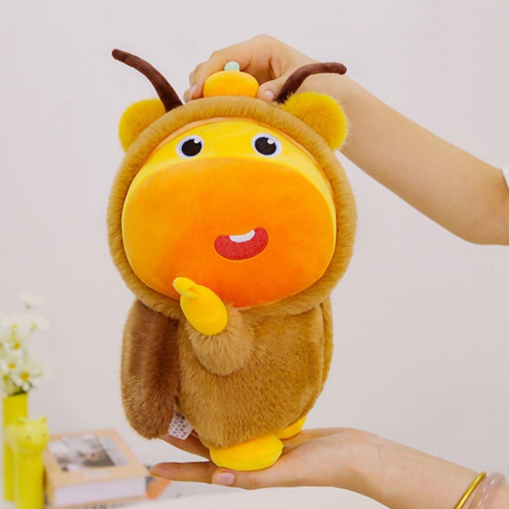 Cartoon Capybara Lulu Doll Toy Cockroach Stuffed Capybara Doll Capybara Doll Plush Doll  Boys Girls
