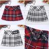 inlzdz Kids Girls Tartan Pleated A-Line Billie Kilt Mini Skirts Classic School Uniform Skirt Scottish Skort inlzdz Kids Girls Tartan Pleated A-Line Billie Kilt Mini Skirts Classic School Uniform Skirt Scottish Skort