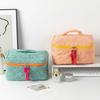 Trousse de Maquillage de Voyage Minimaliste Urbaine en Polyester avec Design Respirant Pour Femmes et Hommes