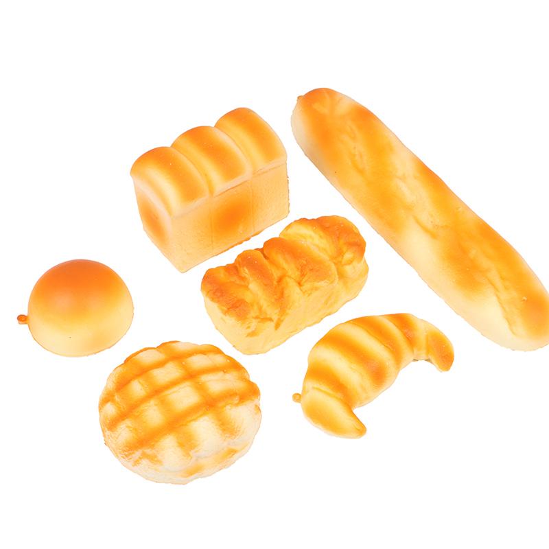 1Pc Simulation Pu Bread Toast Donuts Slow Rising Squeeze Stress Relief Toys