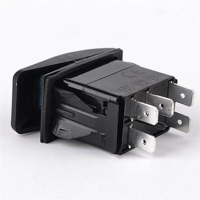 Laser Rocker Switch Backlit Fog Lights Blue LED 5 Pins On-Off 12V 20A Car Truck