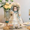 Cloveray BJD Biscuit Doll Poseable PVC Bisque Doll Perfect for Birthday Luxury Gift Box 16-inch Victorian-inspired Dress, Wood-grain Joints,