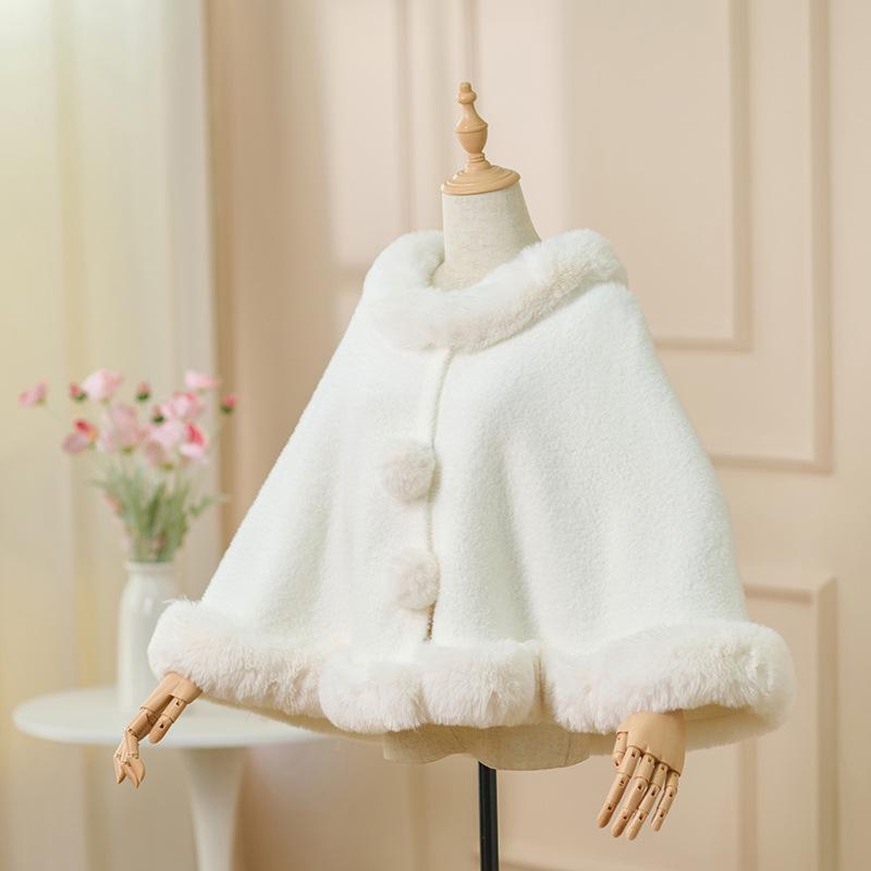 Cardigan Plush Retro în Stil Cheongsam Republică - Culoare Moale Orez Lipicios pentru Toamnă/Iarnă