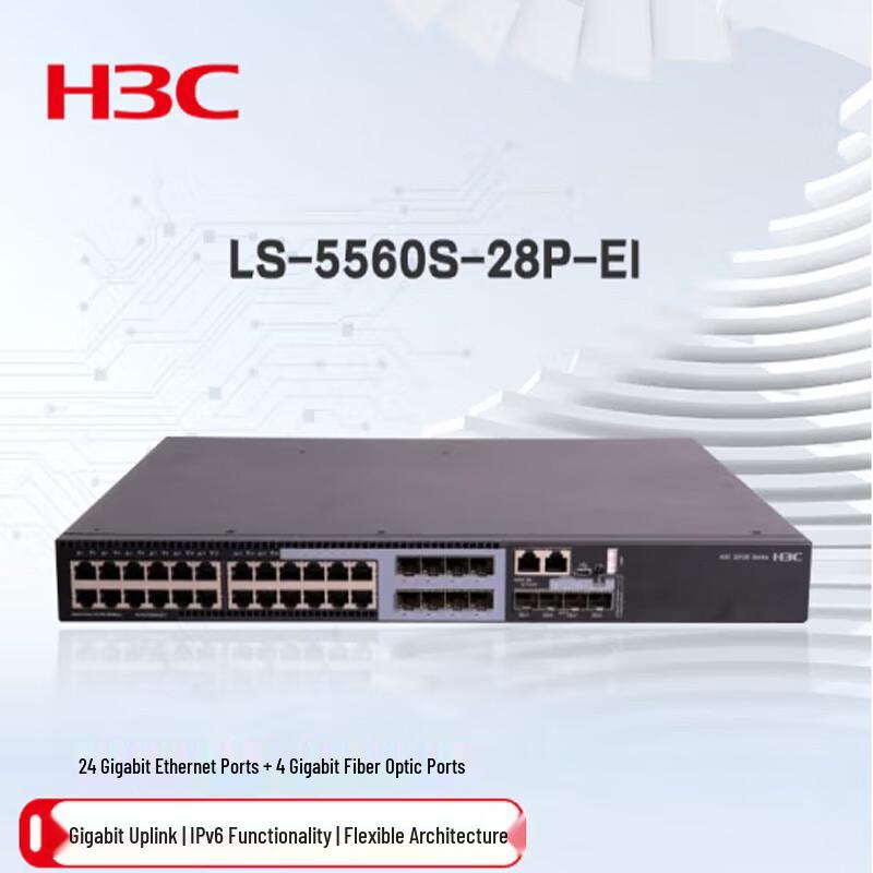 

H3C LS-5560S-28P-EI 28-Port Gigabit Switch