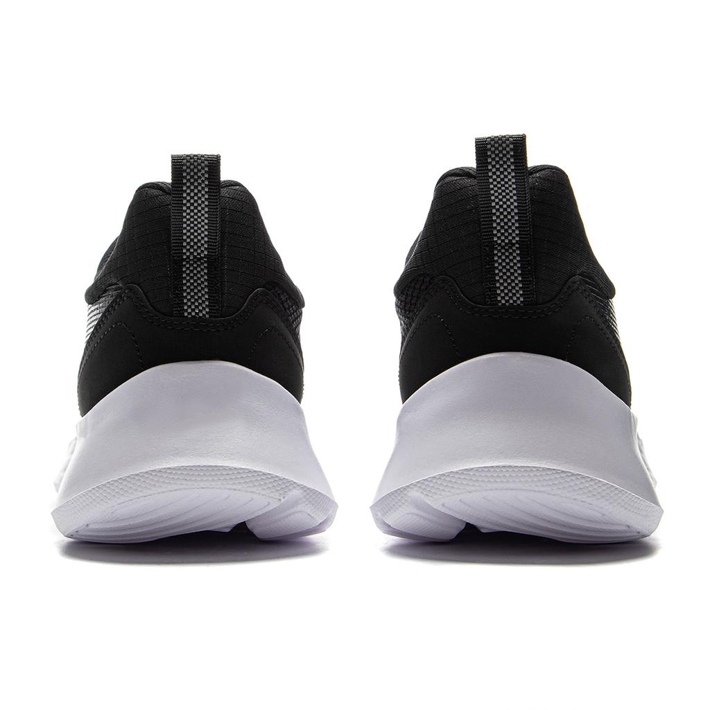 Li-Ning Lightweight Feather Series Soft Rebound Casual Running Shoes Men Sneakers Black White ARSV091-1