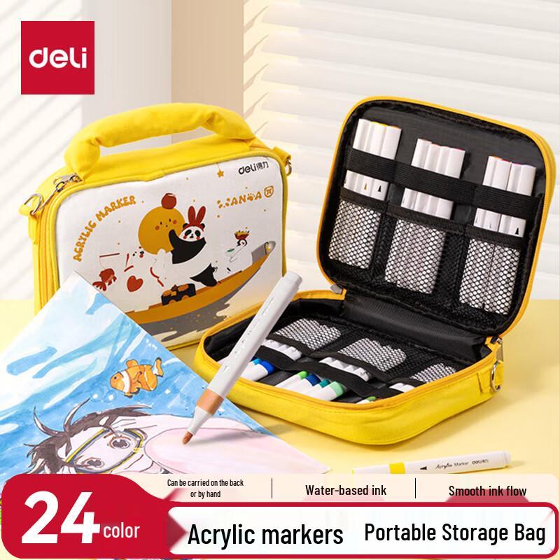 Deli Acrylic Marker Pen Set
