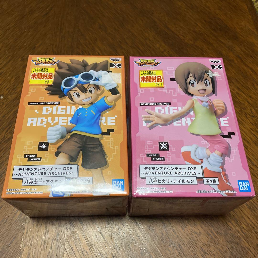 

[USED] Digimon Adventure Prize Figures Taichi Yagami & Hikari Yagami (can be separated)