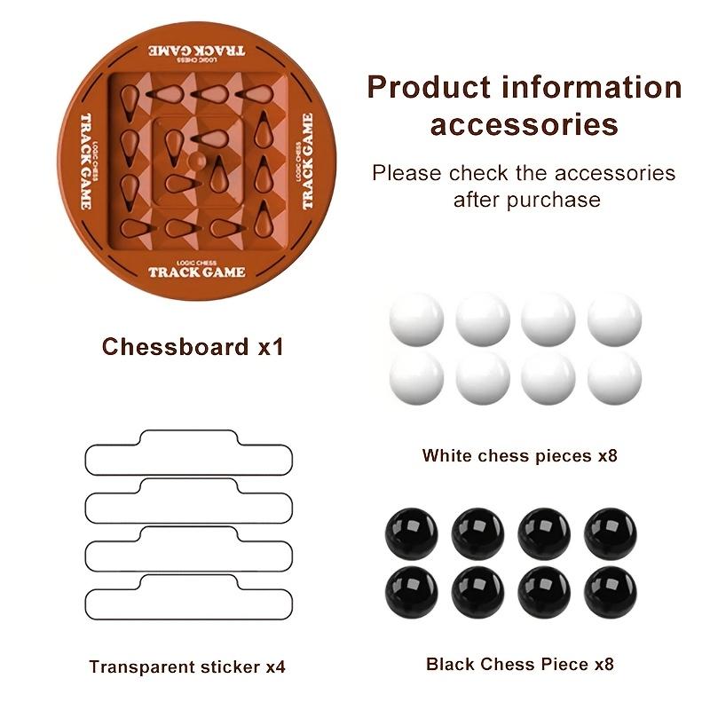 

Логическая настольная игра Шахматы на треке , Развивающая игрушка, Игра Шахматы на треке , Игра Четыре в ряд , Веселый настольный набор для двух игроков, игра-головоломка