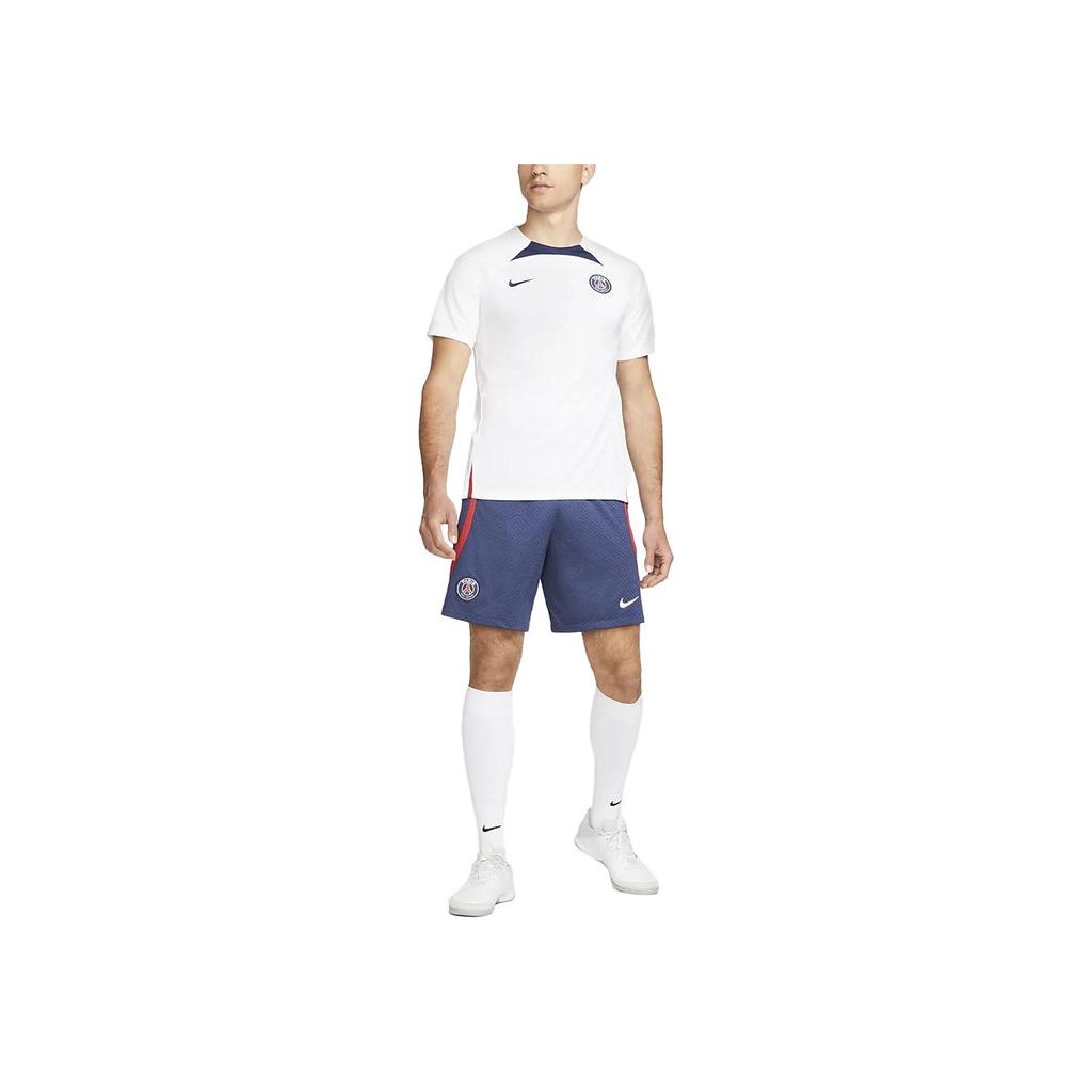 Nike Logo Print Elastic Straight Shorts Men Bottoms Navy-Blue DJ8596-410
