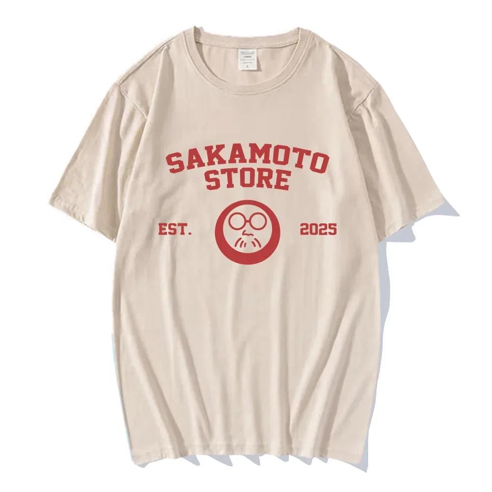 

ZX TEE Sakamoto Store EST 2025 Tshirts Cartoon Manga Sakamoto Days Printing T-shirt Short Sleeve Men women Tee-shirt Unisex Streetwear 4XL