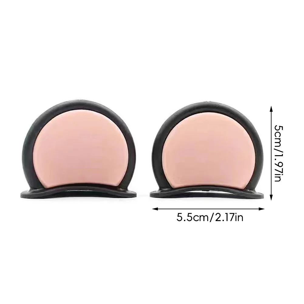 2Pcs Motorcycle Helmet Cute Bear Ears Decoration Electric Bike Stickers Decor Cute Multicolor Motorcycle Helmets Accessories