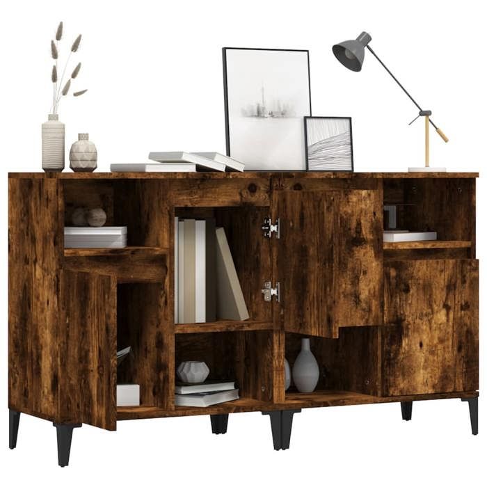 Buffet - Maison Exclusive - Chêne fumé - 60x35x70 cm - Bois d'ingénierie