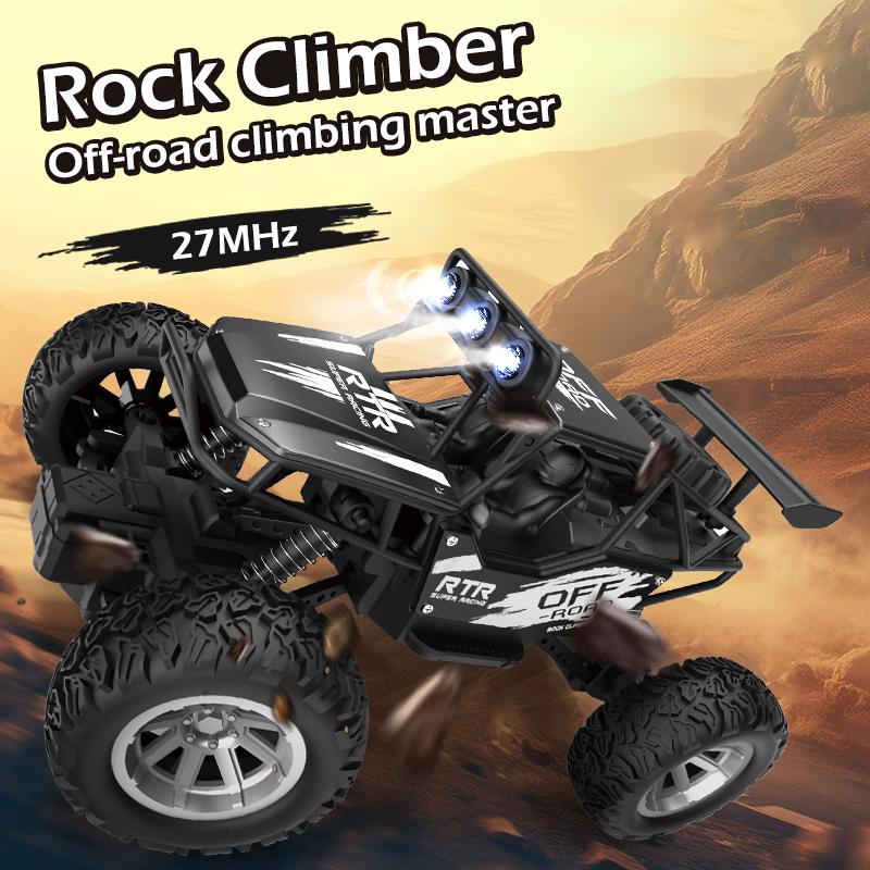 1:20 R/c Remote Control Alloy Car, Full Function Radio Control High Performance Climbing Vehicle, LED Roof Light, Christmas gift