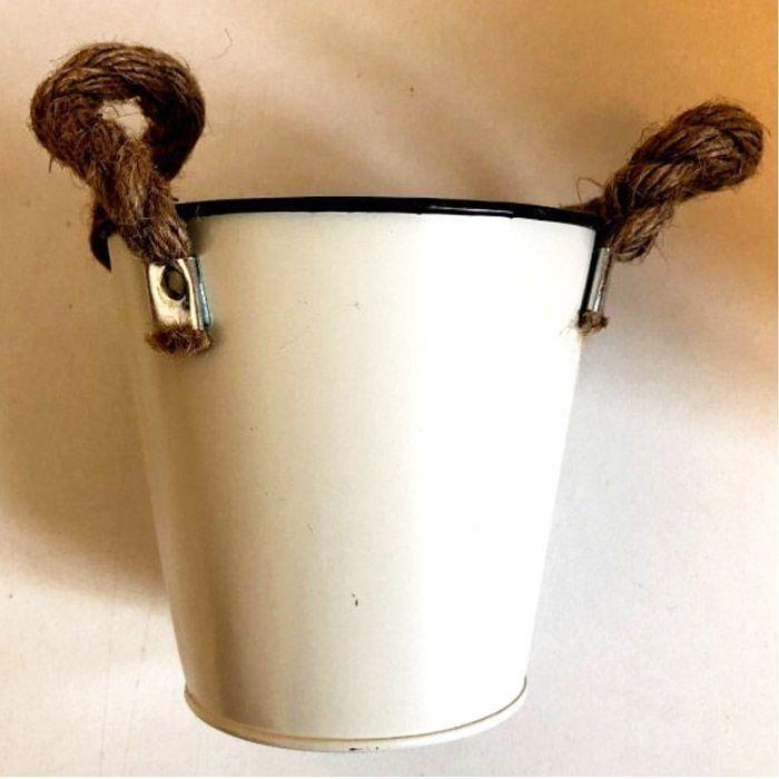 Seau de jardin - RAYHER - Mini seau en zinc - Ø 10,5 cm - Multicolore - 0,19 kg