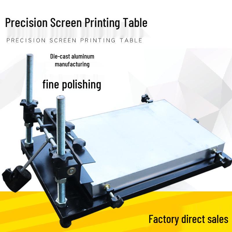 Manual Screen Printing Table for SMT Solder Paste - Large, Medium, Small Flatbed Printer Small size 23*30cm