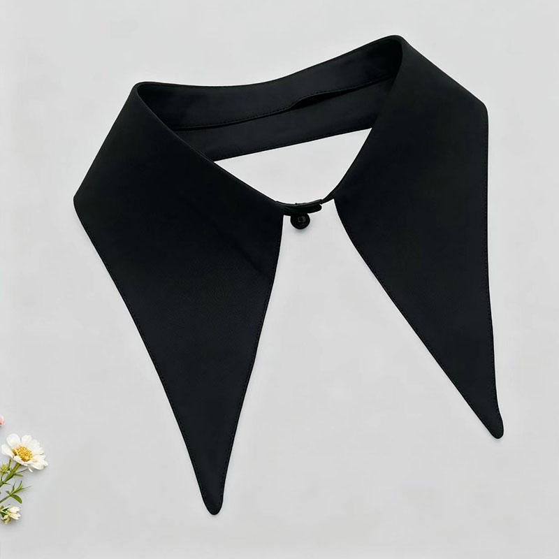 Męskie Gładkie Garnitury Formalne Fałszywy Kołnierzyk dla Kobiet Klapa Krawat Kołnierzyki Fałszywe Zdejmowany Odpinany Kołnierzyk Krawaty Kołnierzyki Faux