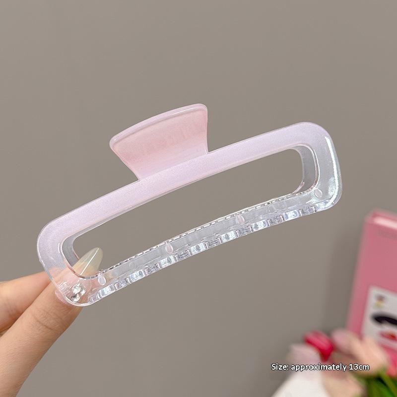 1Pc Gradient Bow Large Hair Clip For Woman Elegant Temperament Shark Clip Fashion Girl Hair Clamp Hair Accessories
