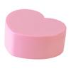Herzförmige Schmuckschatulle Kunststoff 2 Schichten Niedlich Kleine Schmuck-Organizer-Box für Jubiläen Hochzeit Valentinstag Rosa